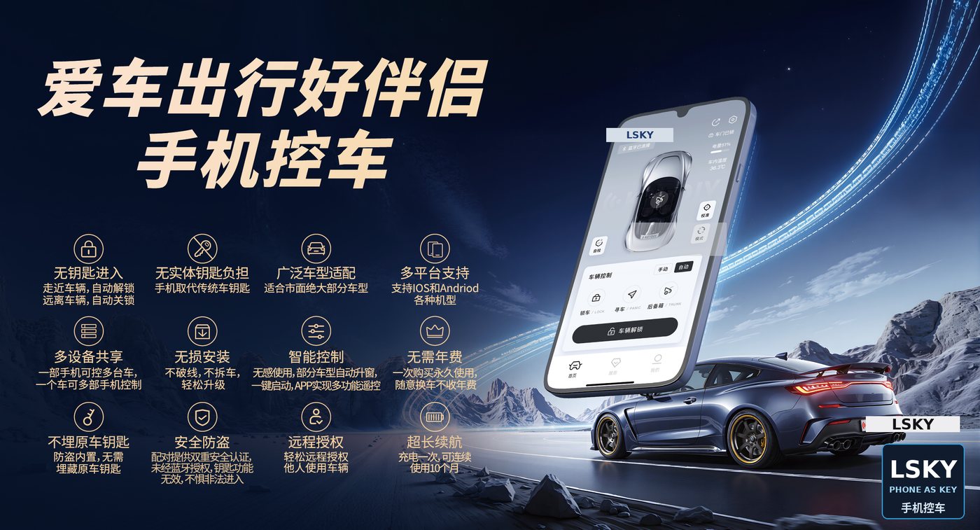 PAK09 LSKY Phone Key